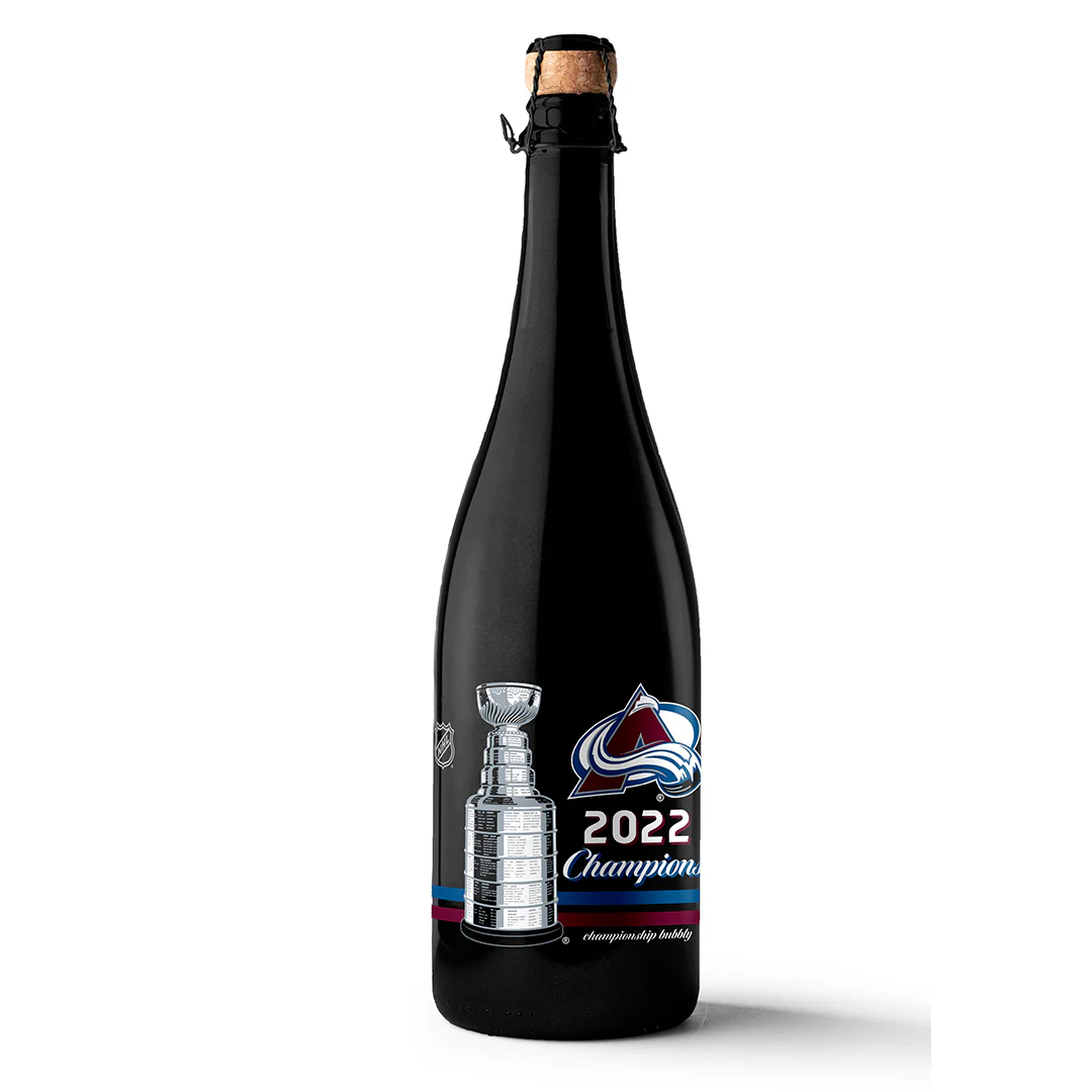 2022 Colorado Avalanche Stanley Cup Championship Bubbly