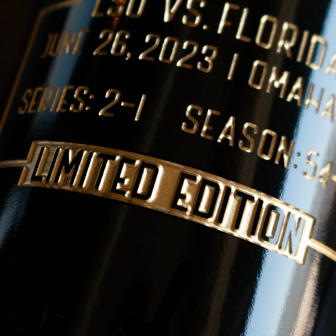 LSU 2023 Baseball National Champions Etched Wine - Image 4