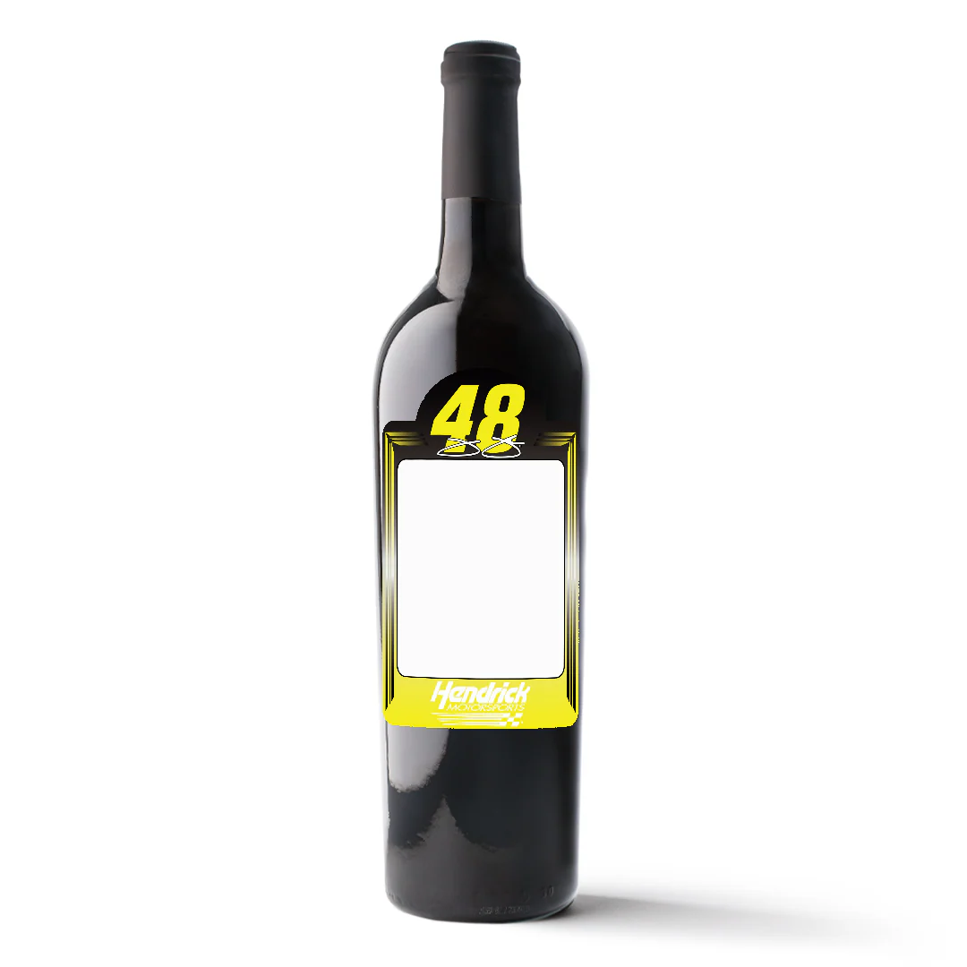 #48 Jimmie Johnson Custom Photo Label Wine - Image 2