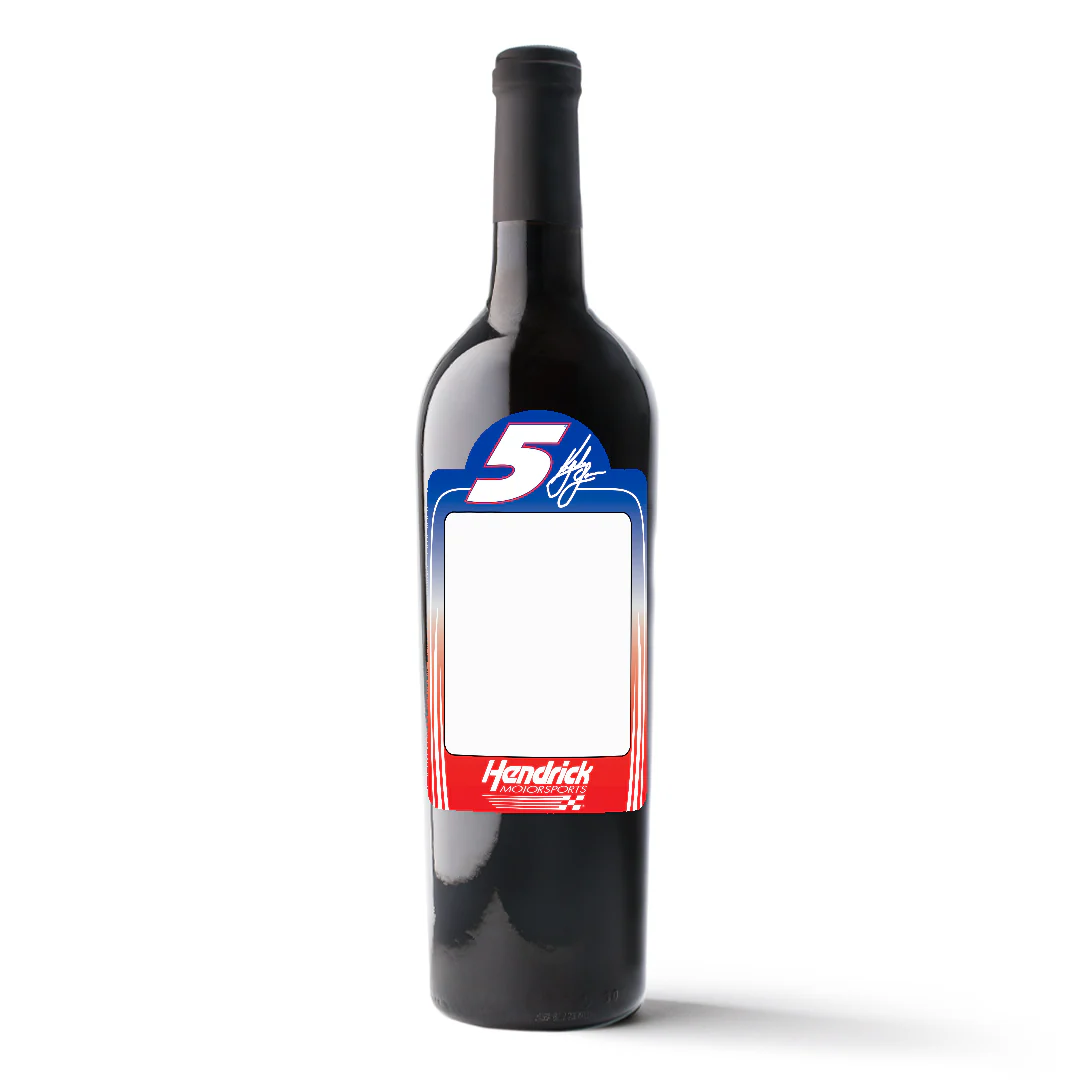 #5 Kyle Larson Custom Photo Label Wine - Image 2