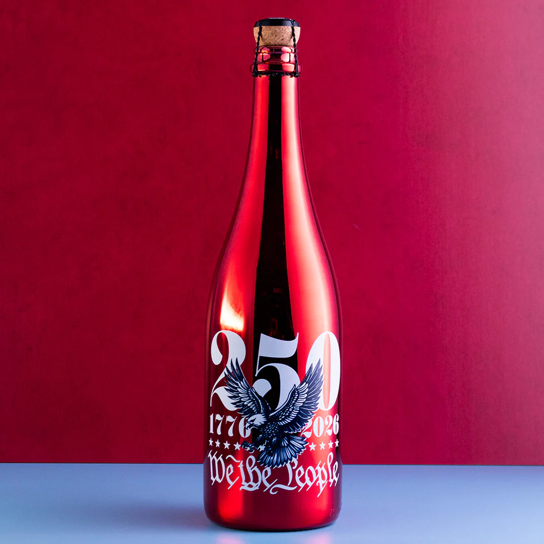 America 250 Years Celebration Metallic Red Bubbly - Image 3