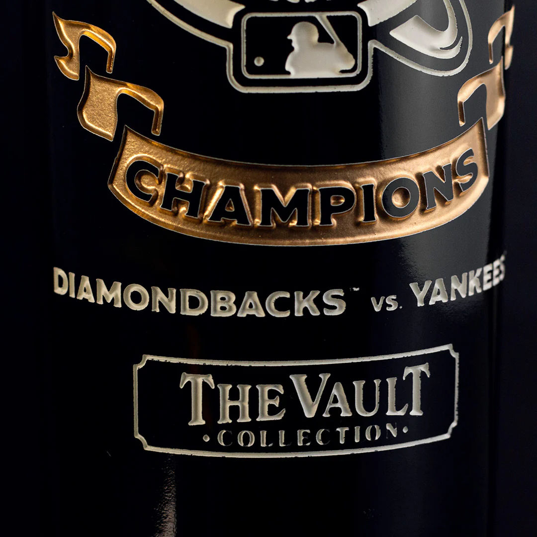 Arizona Diamondbacks 2001 World Series Vault Etched Wine - Image 5
