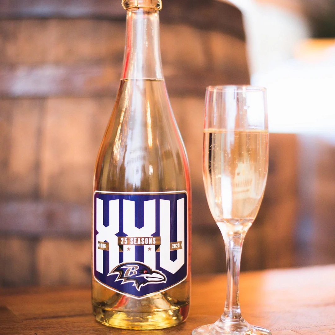 Baltimore Ravens 25th Anniversary Locker Room Bubbly - Image 3