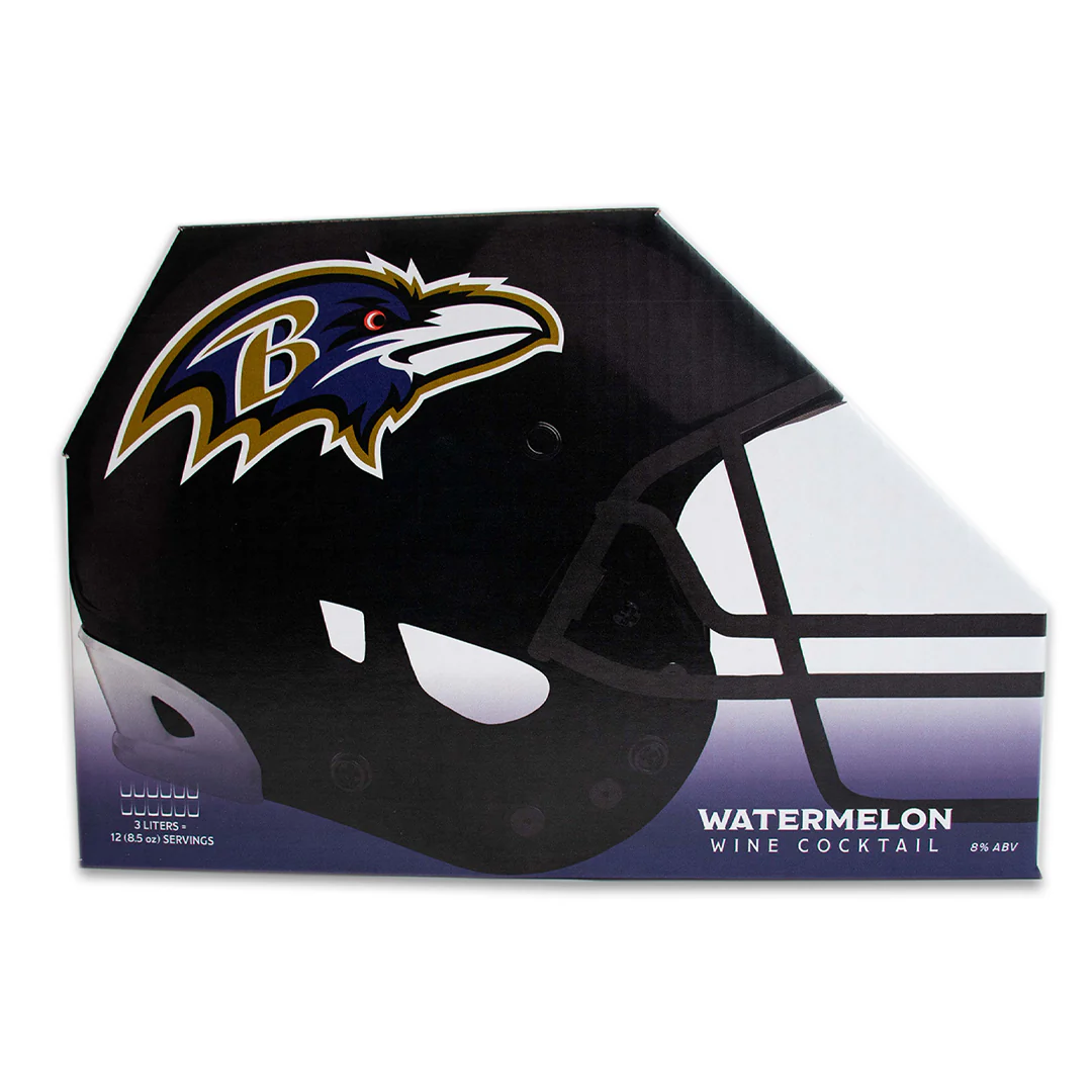 Baltimore Ravens Watermelon Wine Cocktail Box - Image 4