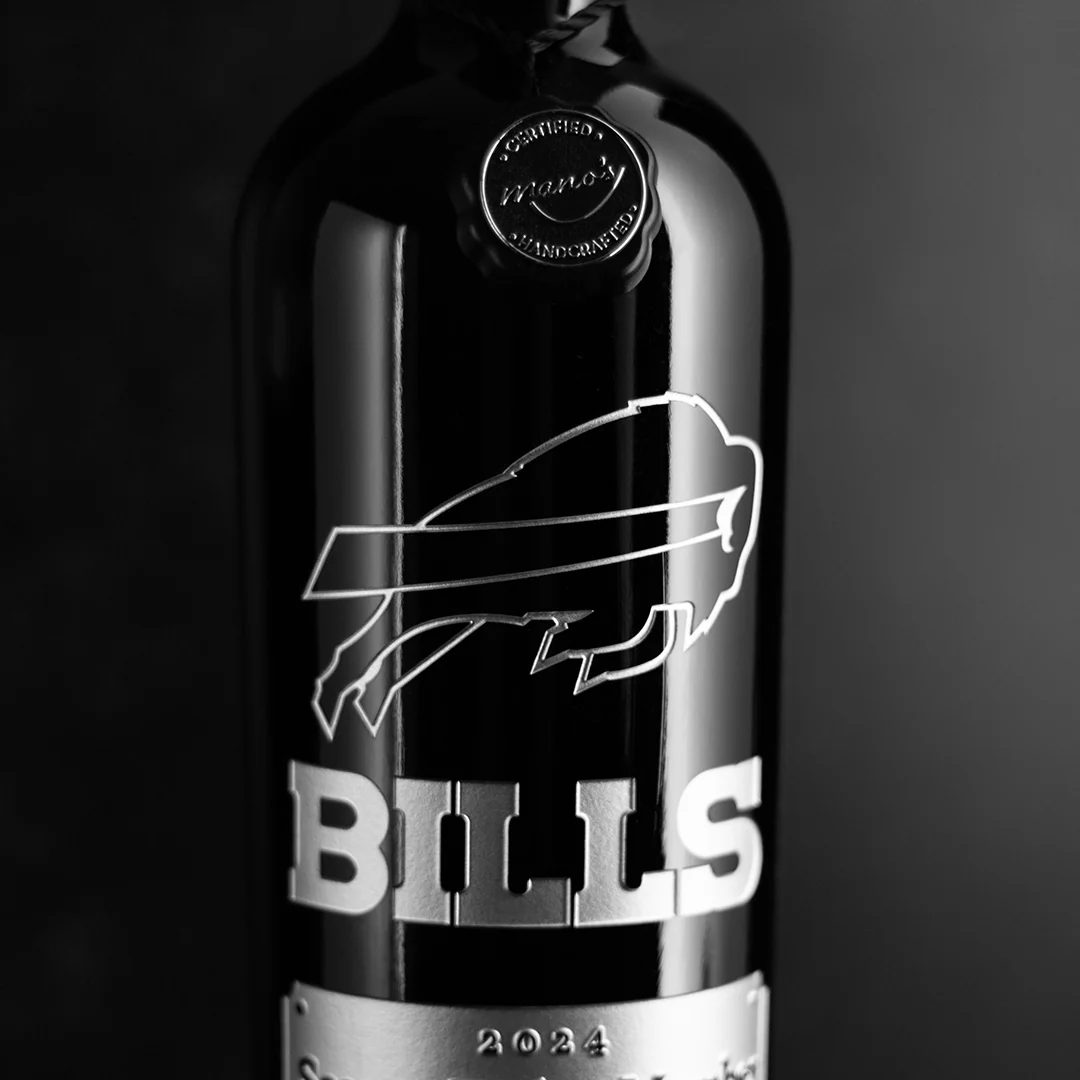 Bills 2024 Exclusive Season Ticket Member Etched Wine - Image 3