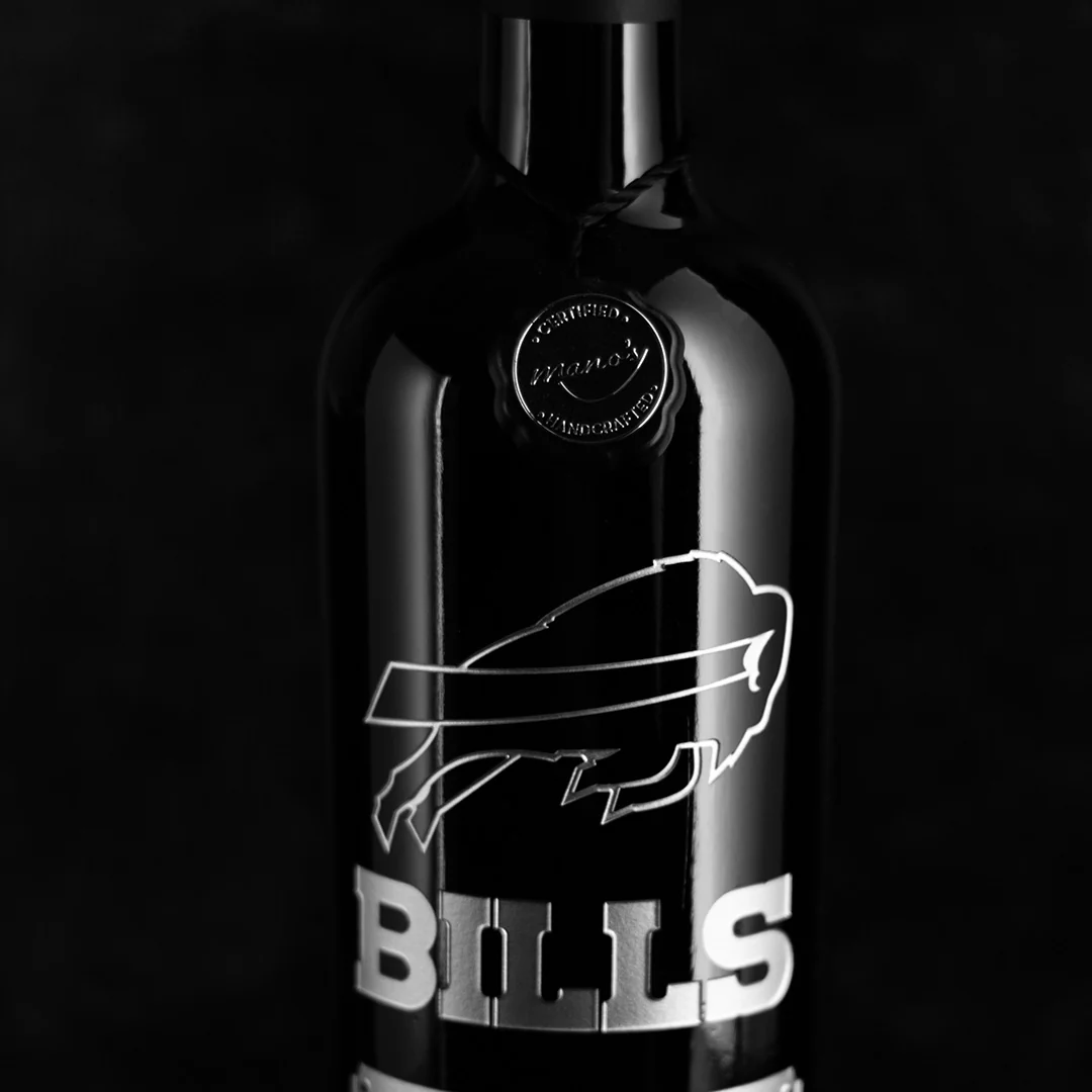 Bills 2024 Exclusive Season Ticket Member Etched Wine - Image 7