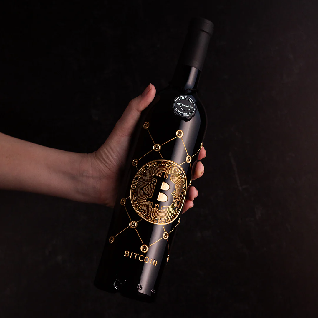 Bitcoin Token Etched Wine - Image 3