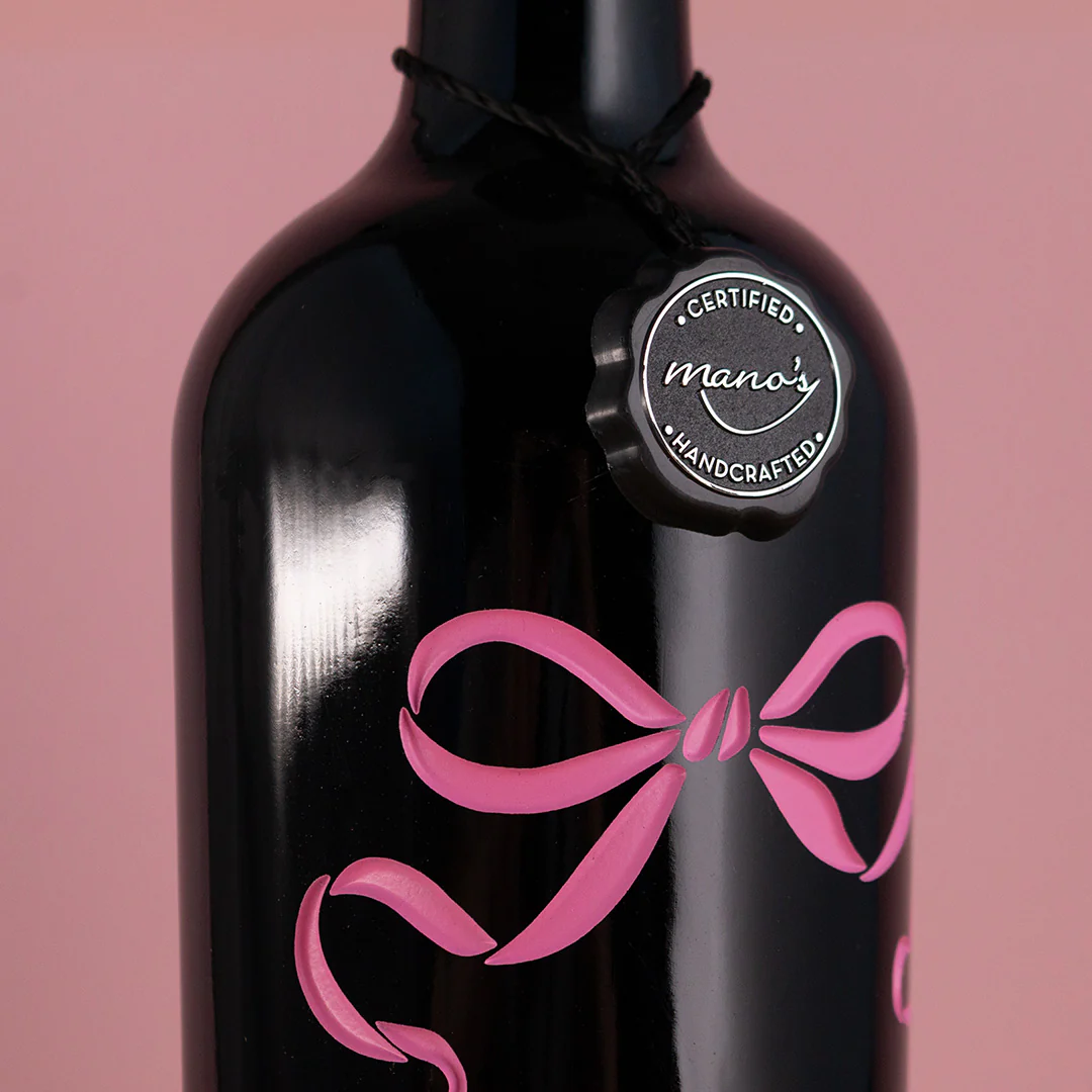 Bow Frame Custom Etched Wine - Image 2