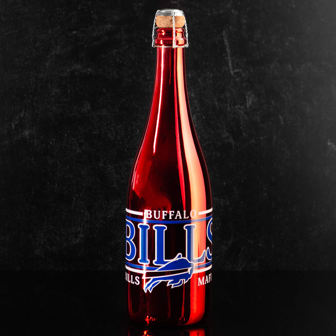 Buffalo Bills Metallic Red Bubbly - Image 4