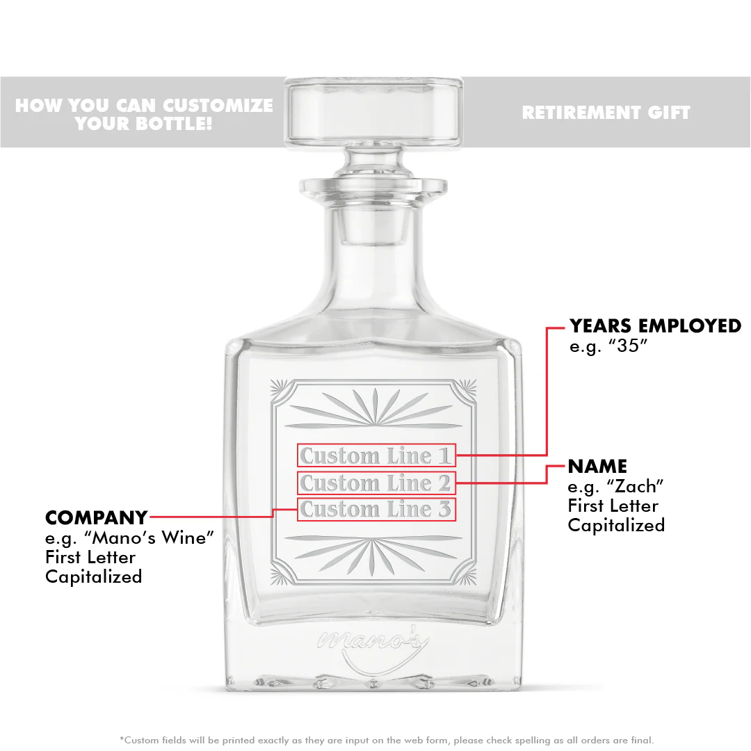 Burst Design Custom Crystal Glass Decanter - Image 4