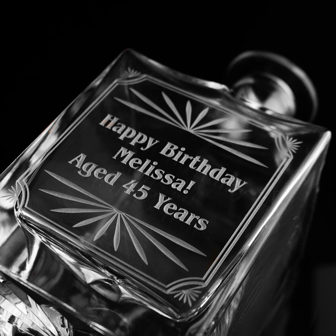 Burst Design Custom Crystal Glass Decanter - Image 6