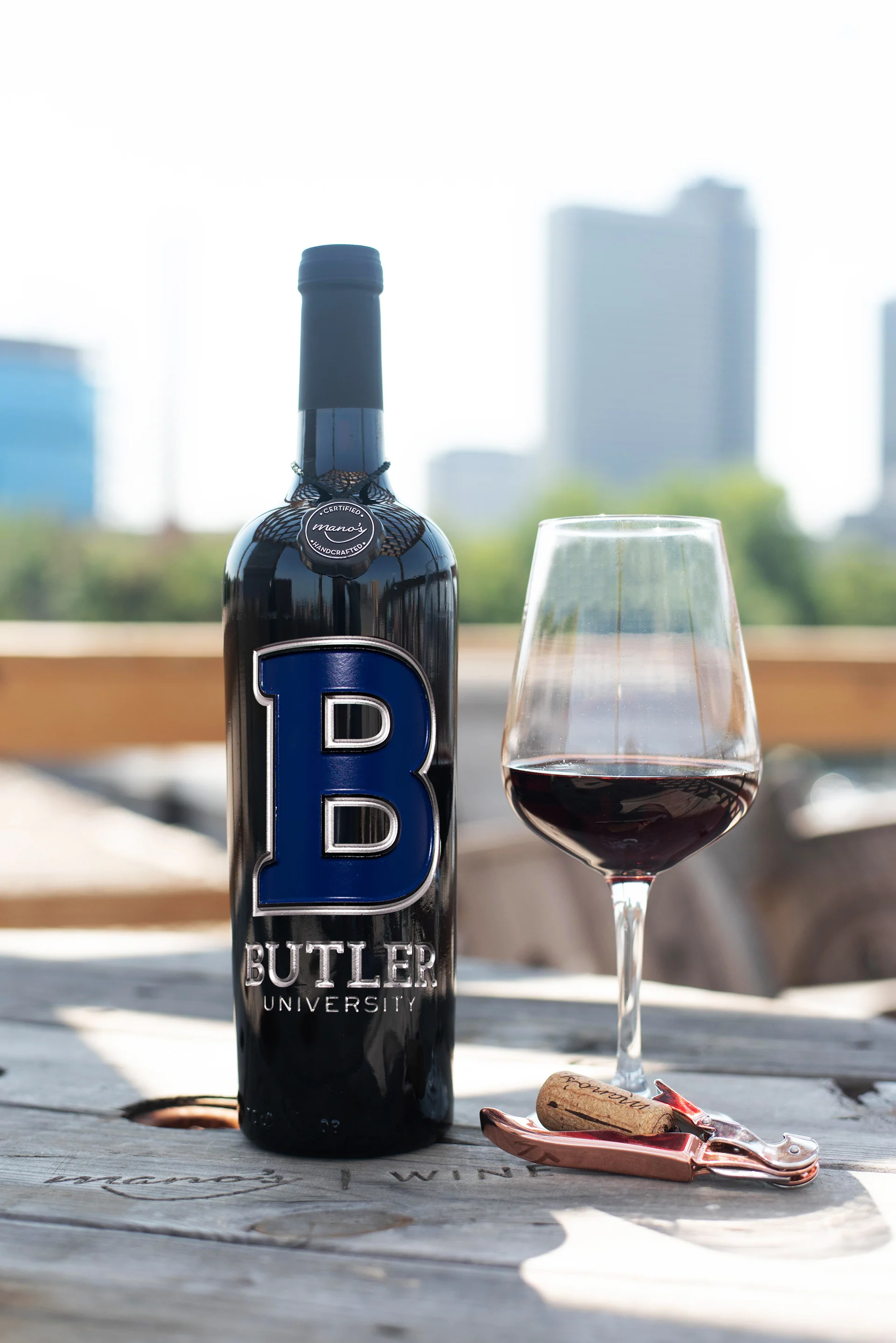 Butler University Etched Wine - Image 3