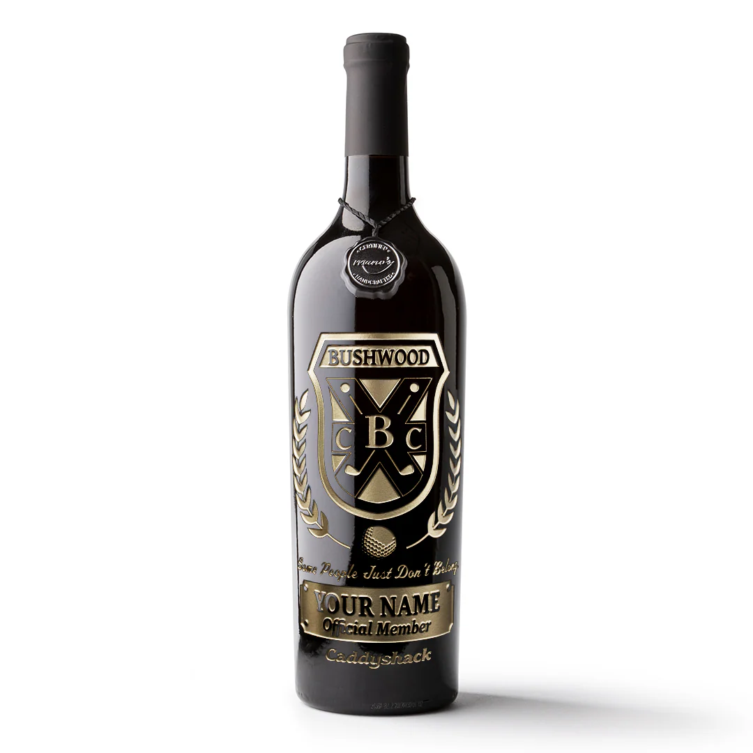 Caddyshack Custom Member Etched Wine - Image 3