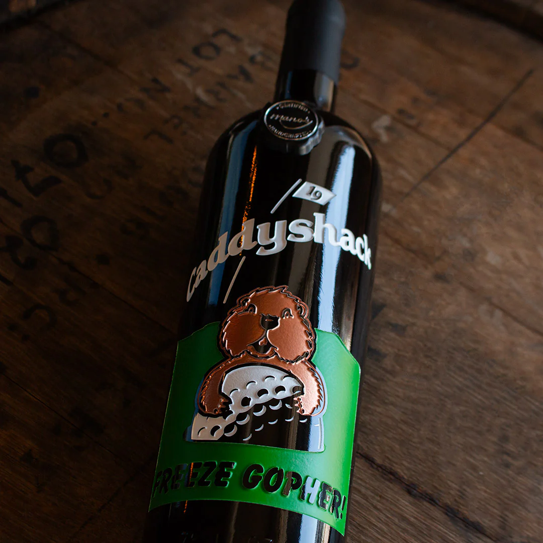 Caddyshack Freeze Gopher Etched Wine - Image 4