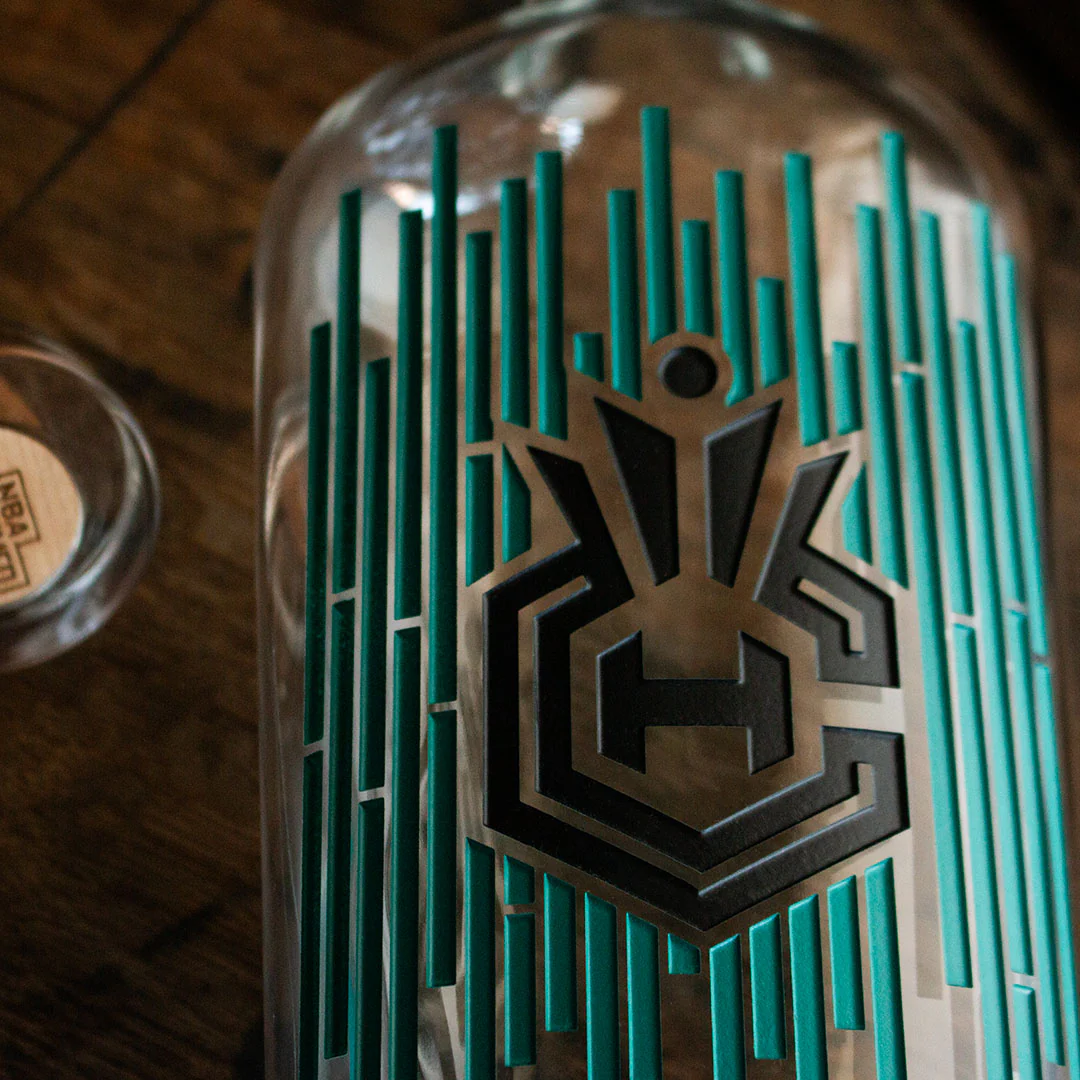Charlotte Hornets Court Spirits Display Bottle - Image 2