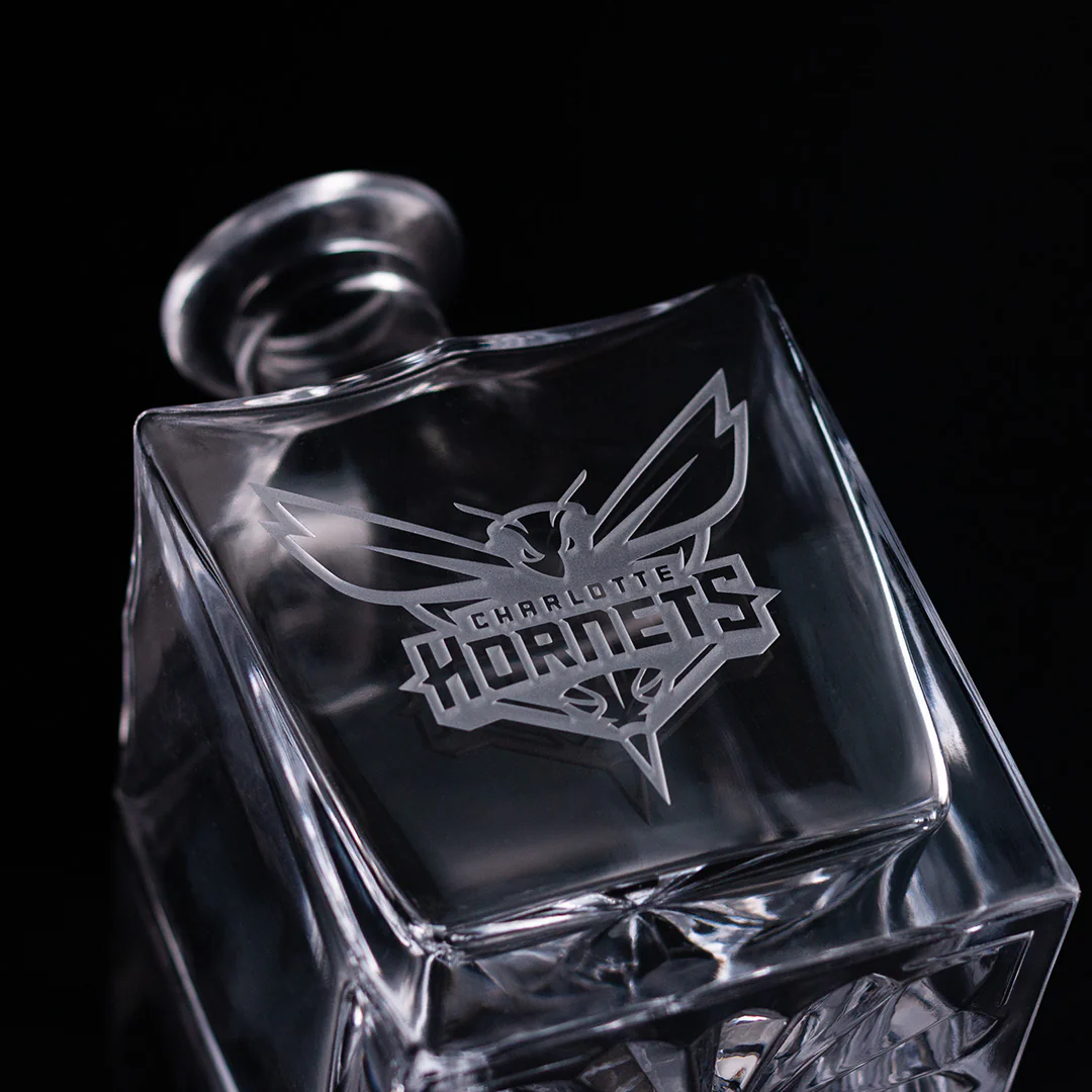 Charlotte Hornets Square 1L Decanter - Image 3