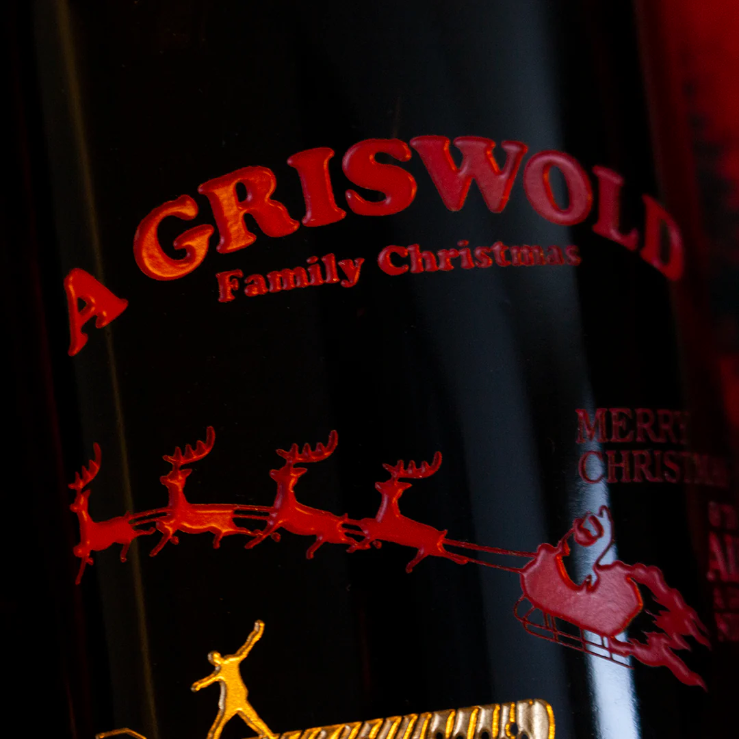 Christmas Vacation House Etched Wine - Image 3
