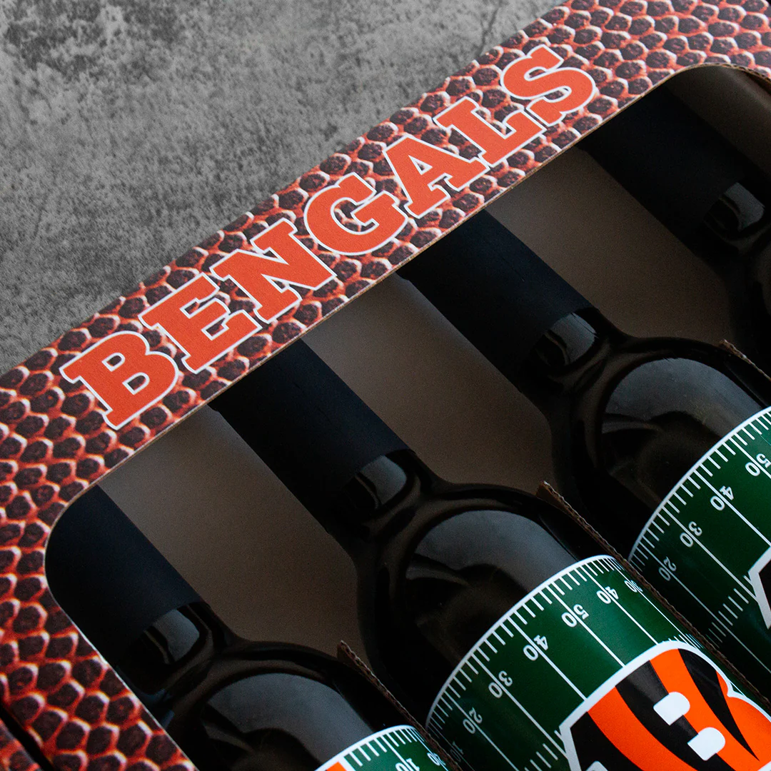 Cincinnati Bengals 375ml 4 Pack Gift Box - Image 3