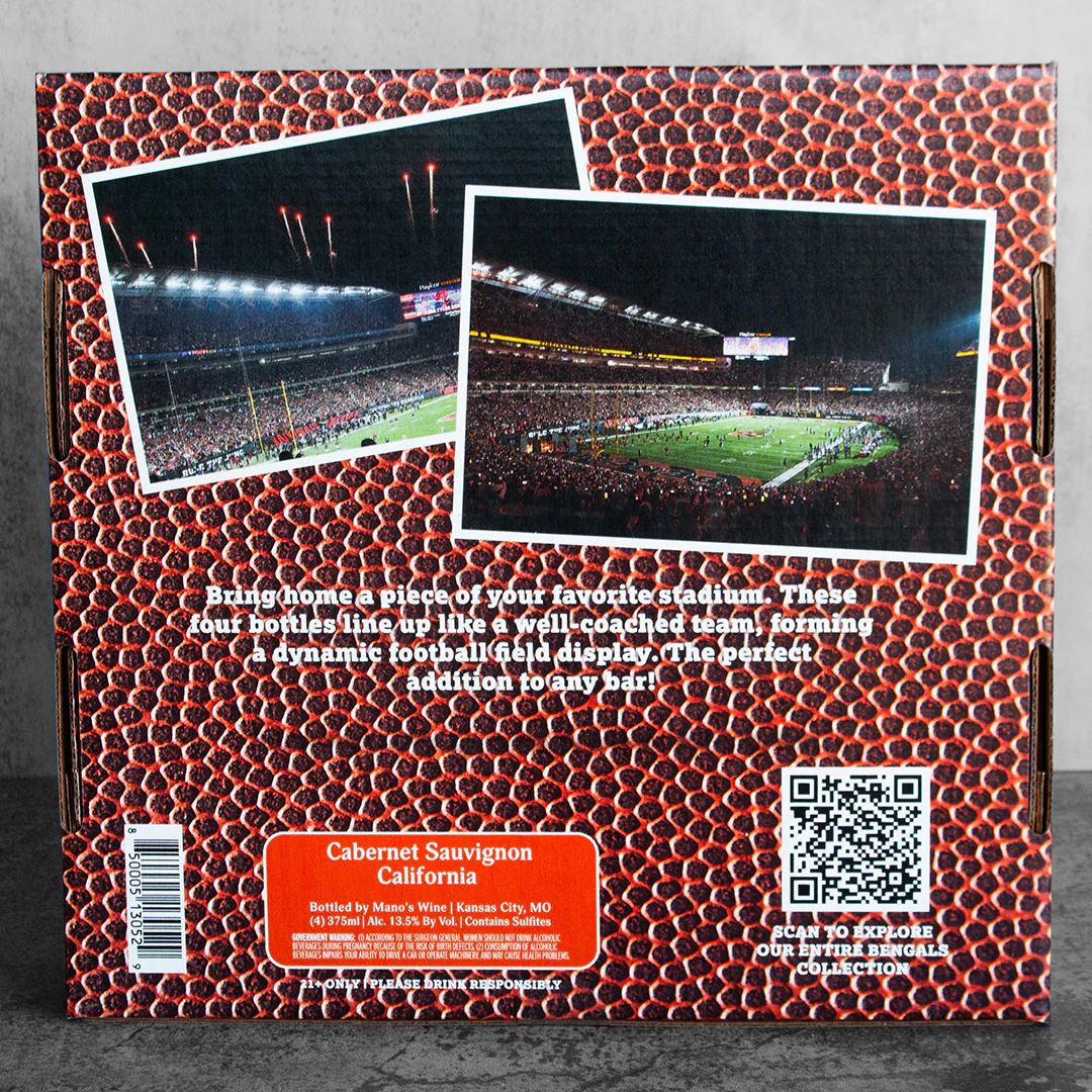 Cincinnati Bengals 375ml 4 Pack Gift Box - Image 4