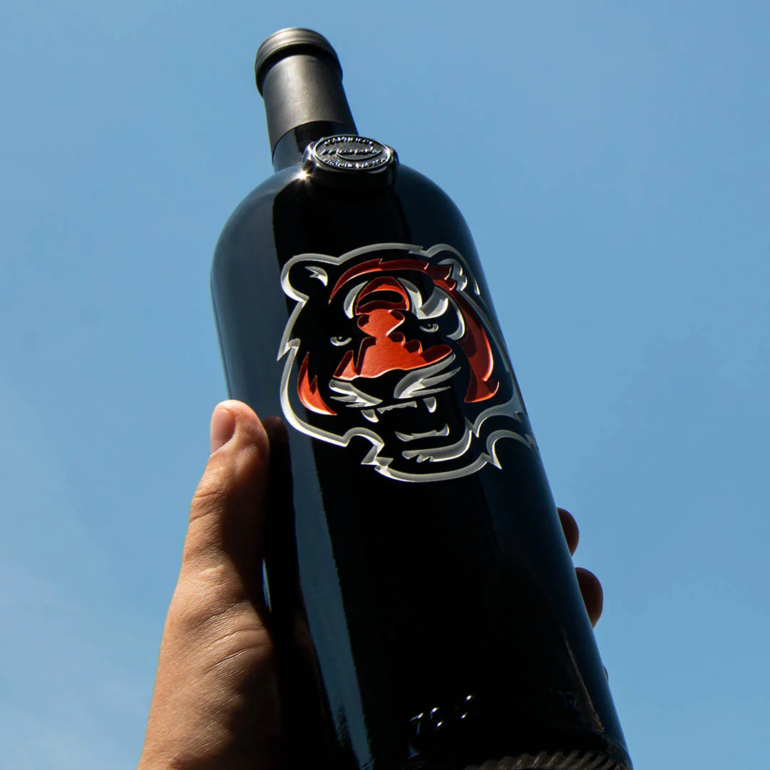 Cincinnati Bengals Etched Wine - Image 2
