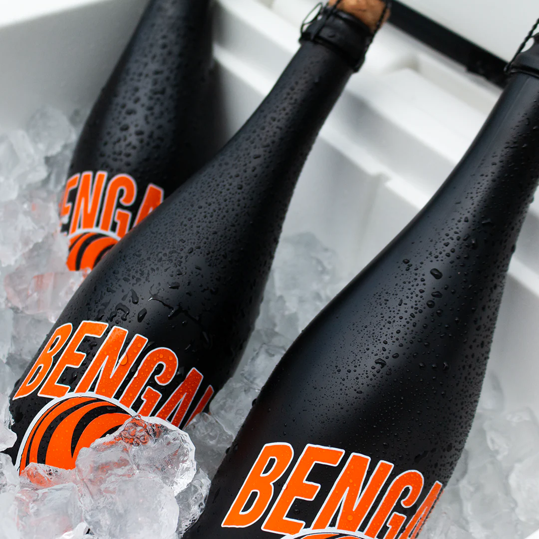 Cincinnati Bengals Helmet Black Bubbly - Image 10