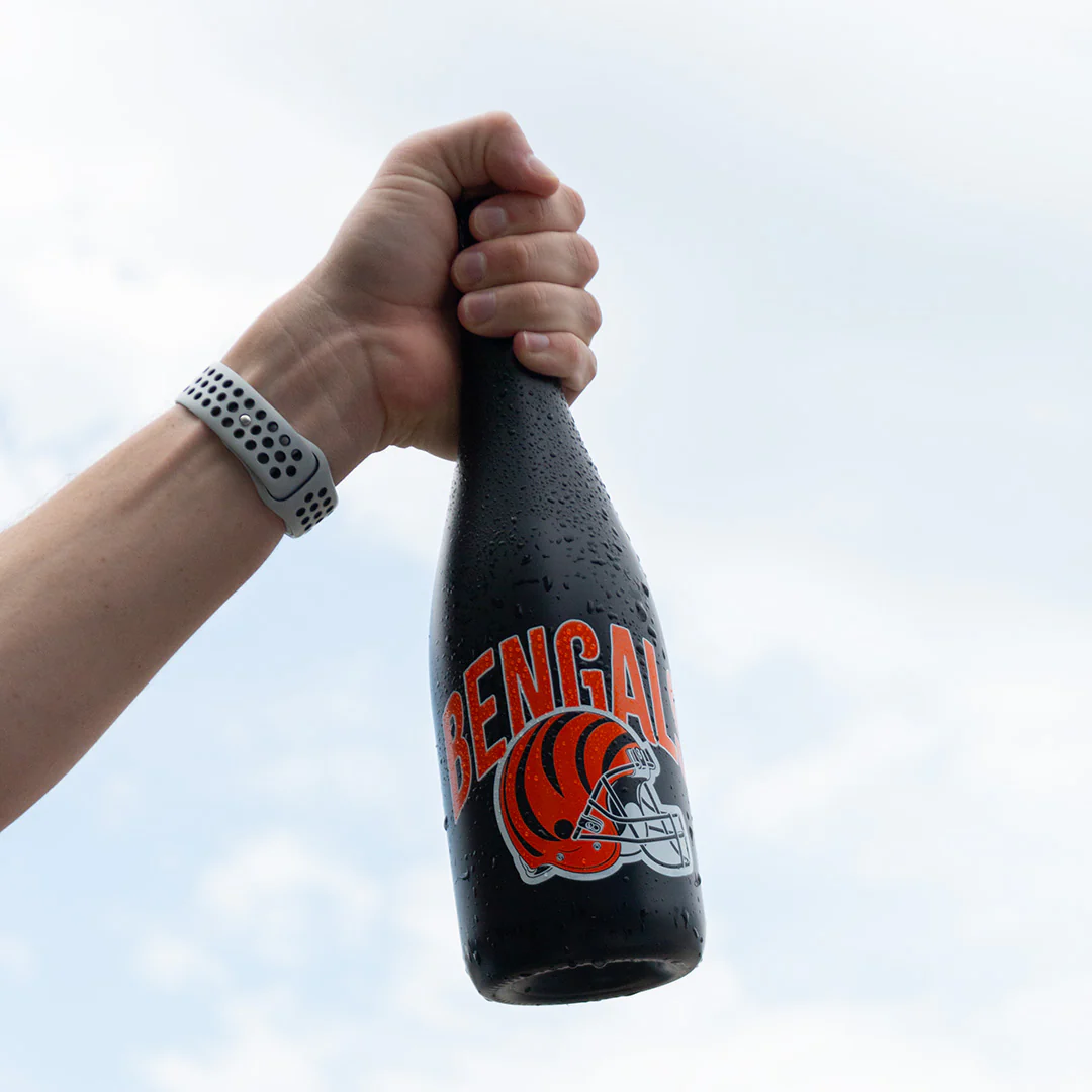 Cincinnati Bengals Helmet Black Bubbly - Image 11