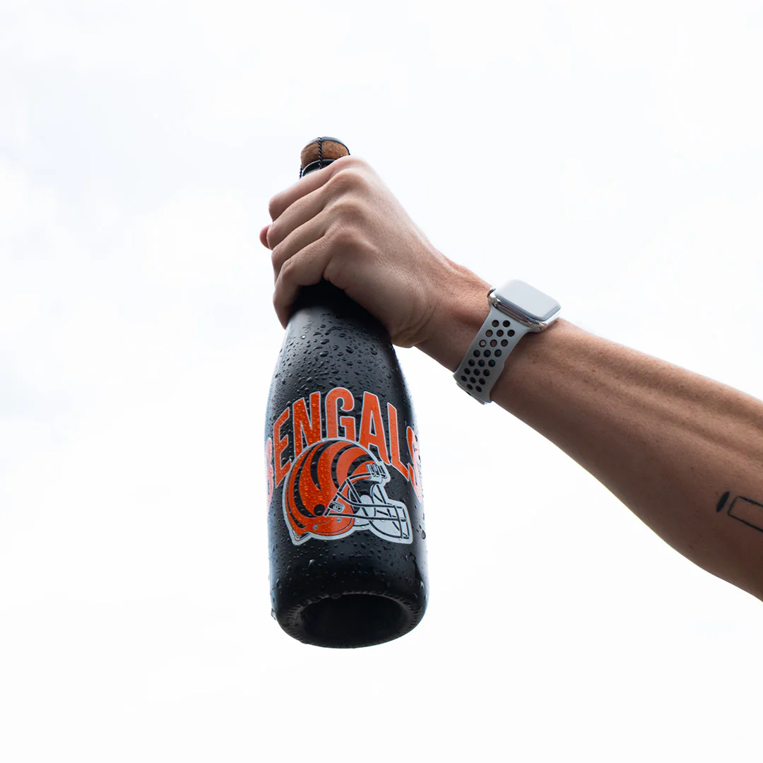 Cincinnati Bengals Helmet Black Bubbly - Image 12