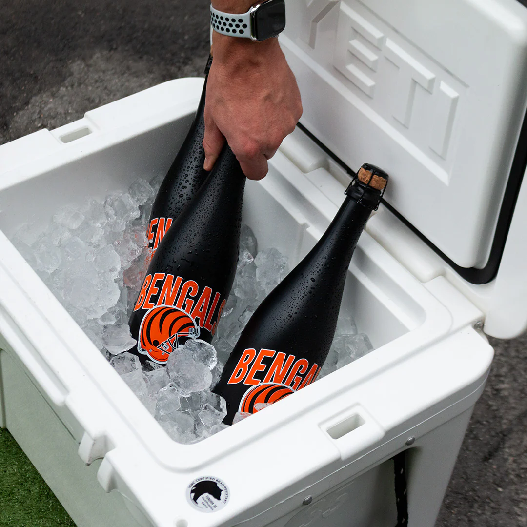 Cincinnati Bengals Helmet Black Bubbly - Image 3