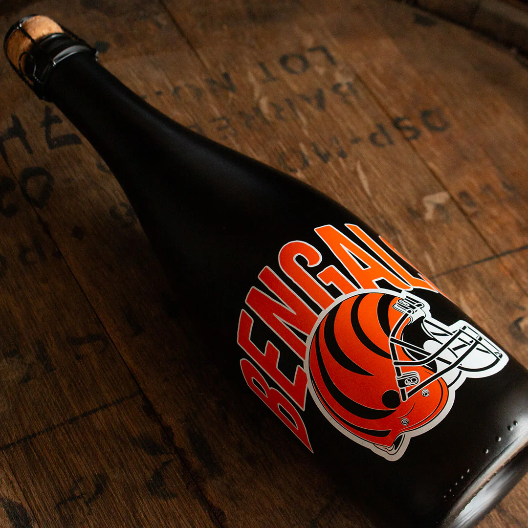 Cincinnati Bengals Helmet Black Bubbly - Image 6