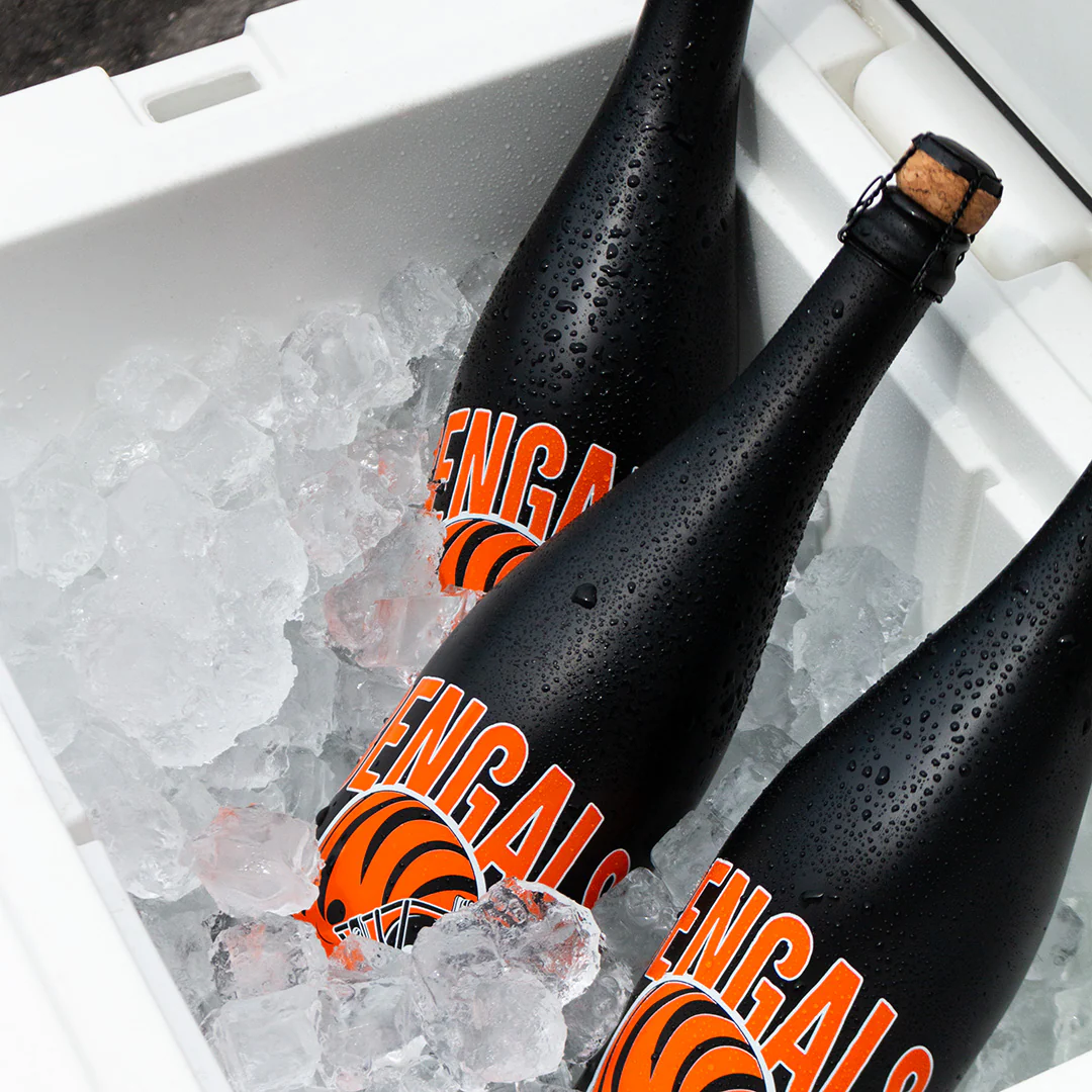 Cincinnati Bengals Helmet Black Bubbly - Image 9