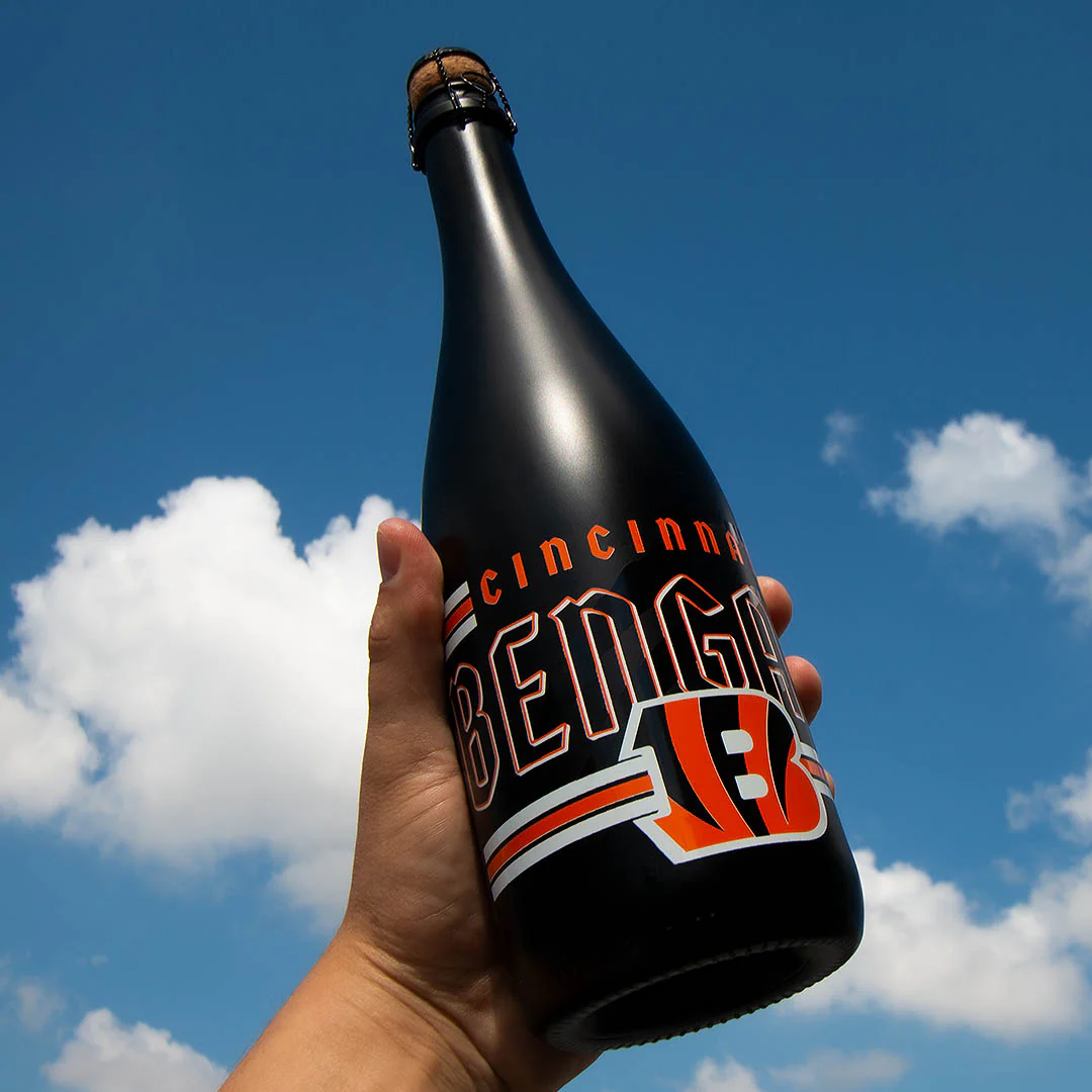 Cincinnati Bengals Matte Black Bubbly - Image 2