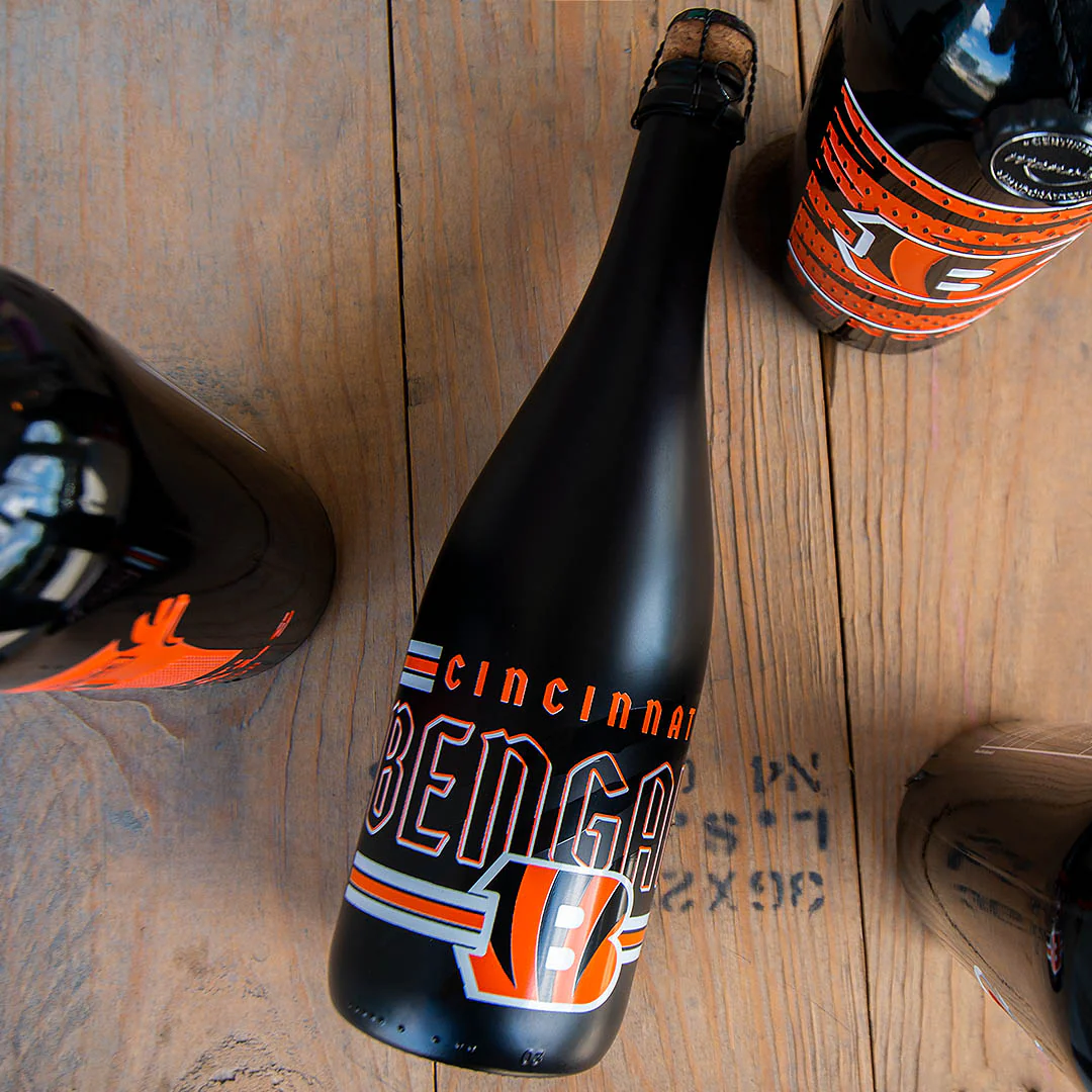 Cincinnati Bengals Matte Black Bubbly - Image 3