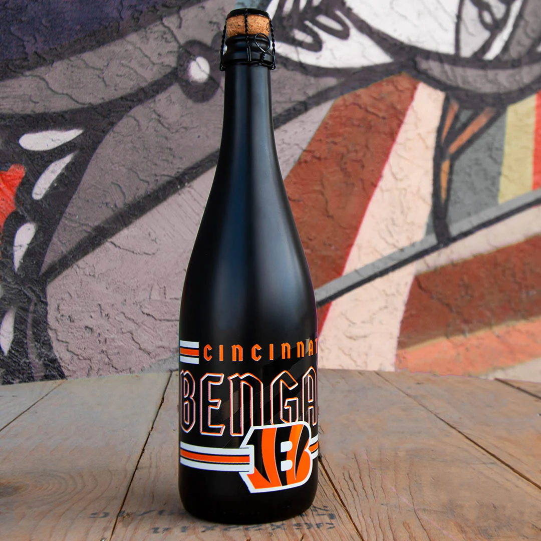 Cincinnati Bengals Matte Black Bubbly - Image 4