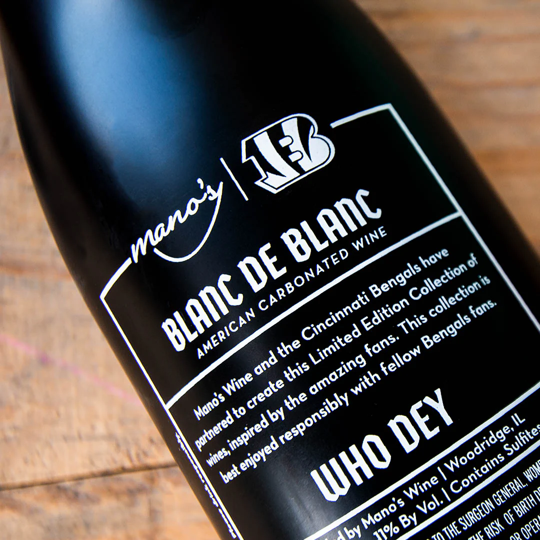Cincinnati Bengals Matte Black Bubbly - Image 6