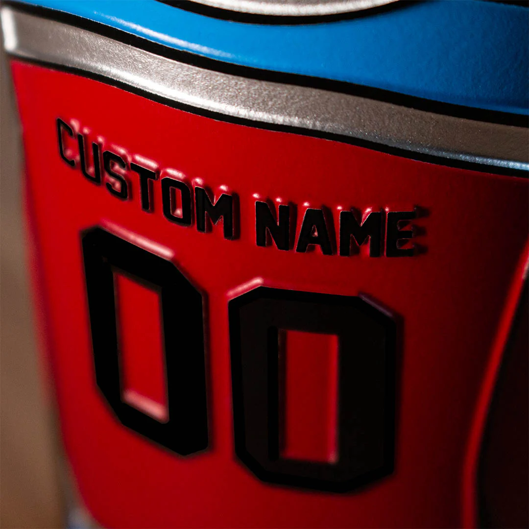 Colorado Avalanche Custom Jersey Etched Wine - Image 3