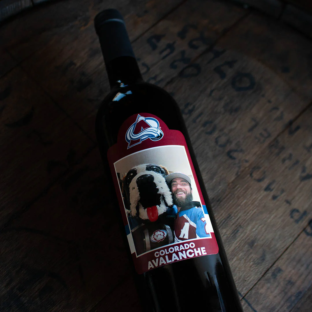 Colorado Avalanche Custom Photo Label Wine - Image 7