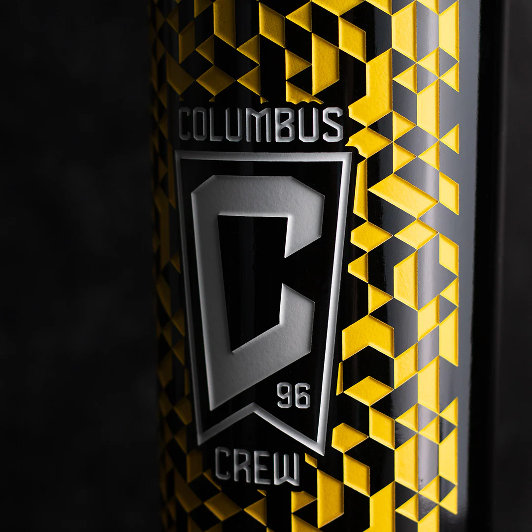 Columbus Crew Pattern Etched Wine - Image 2