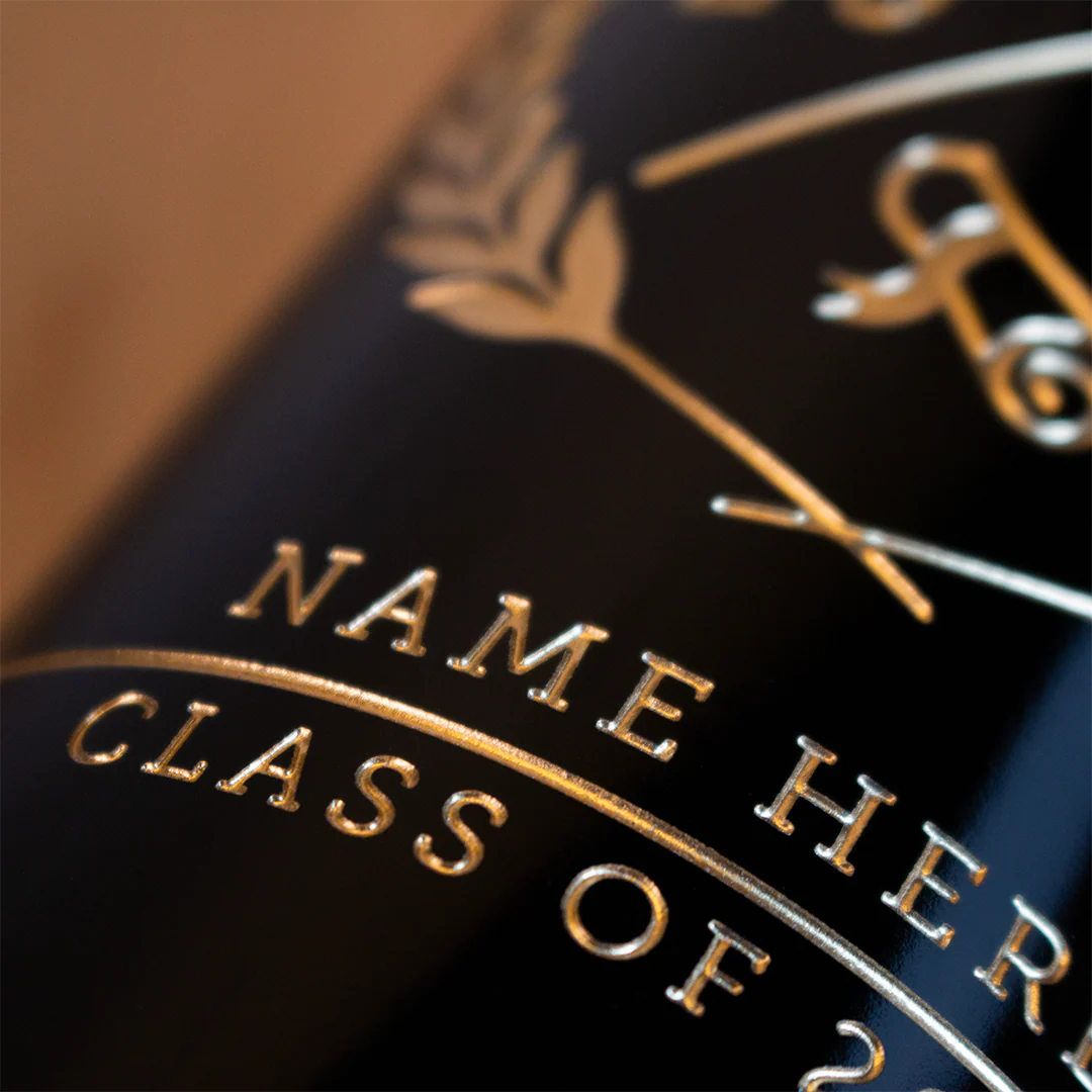 Custom Graduation Year Etched Wine Bottle - Image 3
