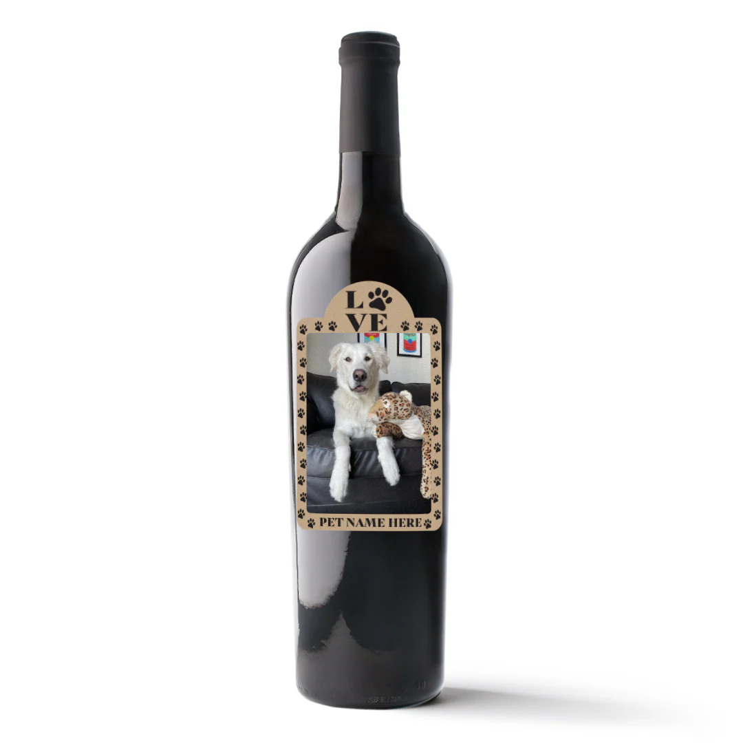 Custom Pet Photo Label Cabernet Sauvignon - Image 2