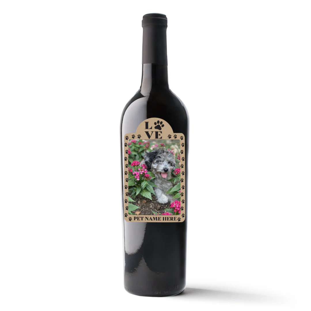 Custom Pet Photo Label Cabernet Sauvignon - Image 3