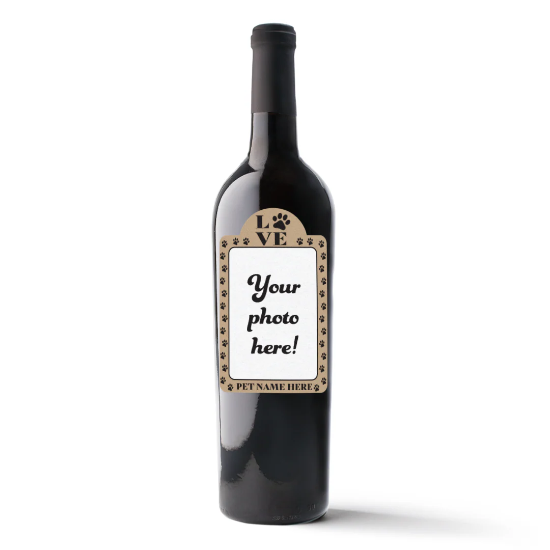 Custom Pet Photo Label Cabernet Sauvignon - Image 5