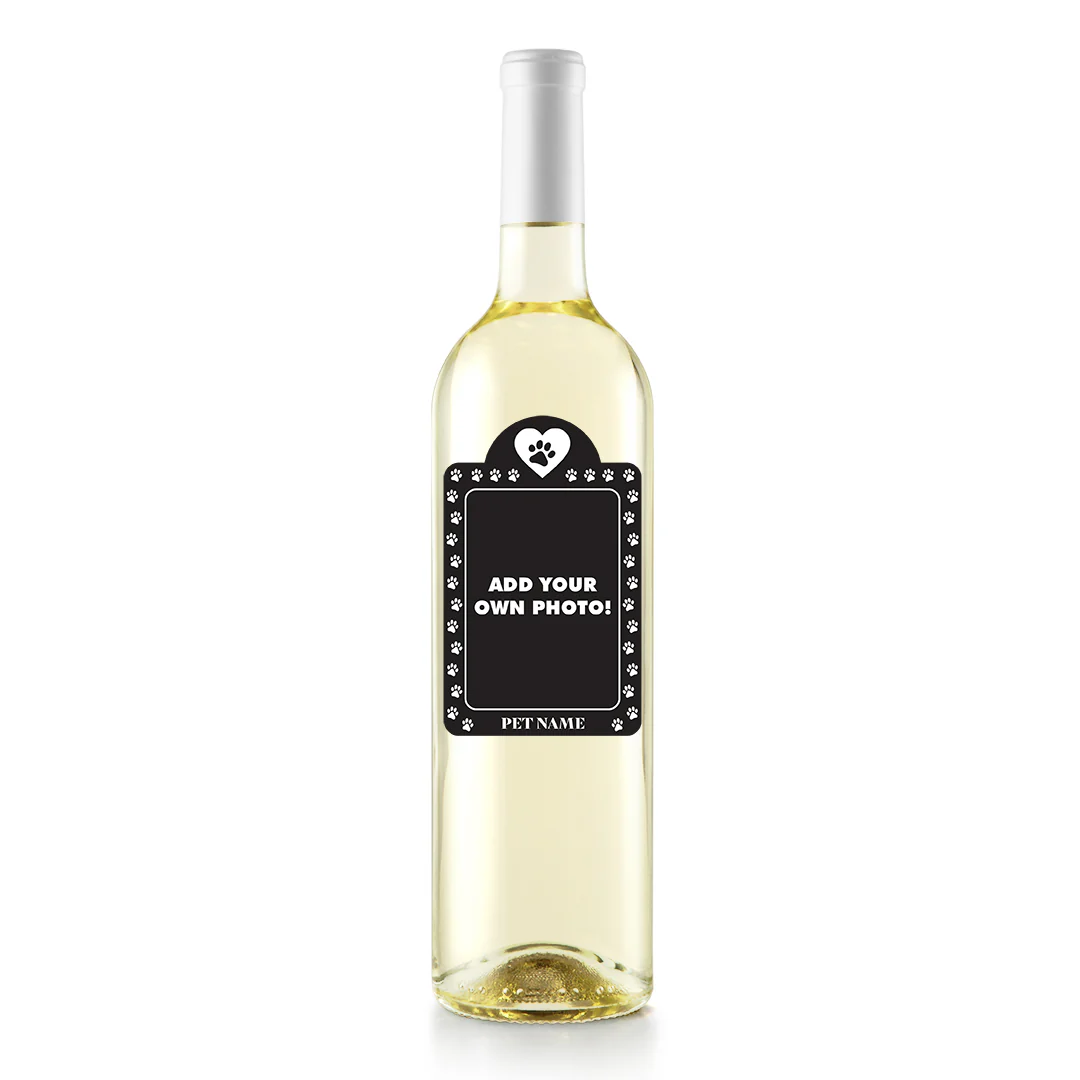 Custom Pet Photo Label Sauvignon Blanc - Image 2