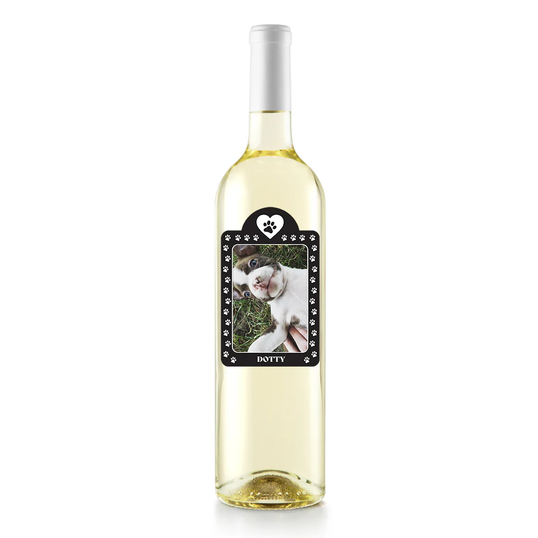 Custom Pet Photo Label Sauvignon Blanc - Image 3