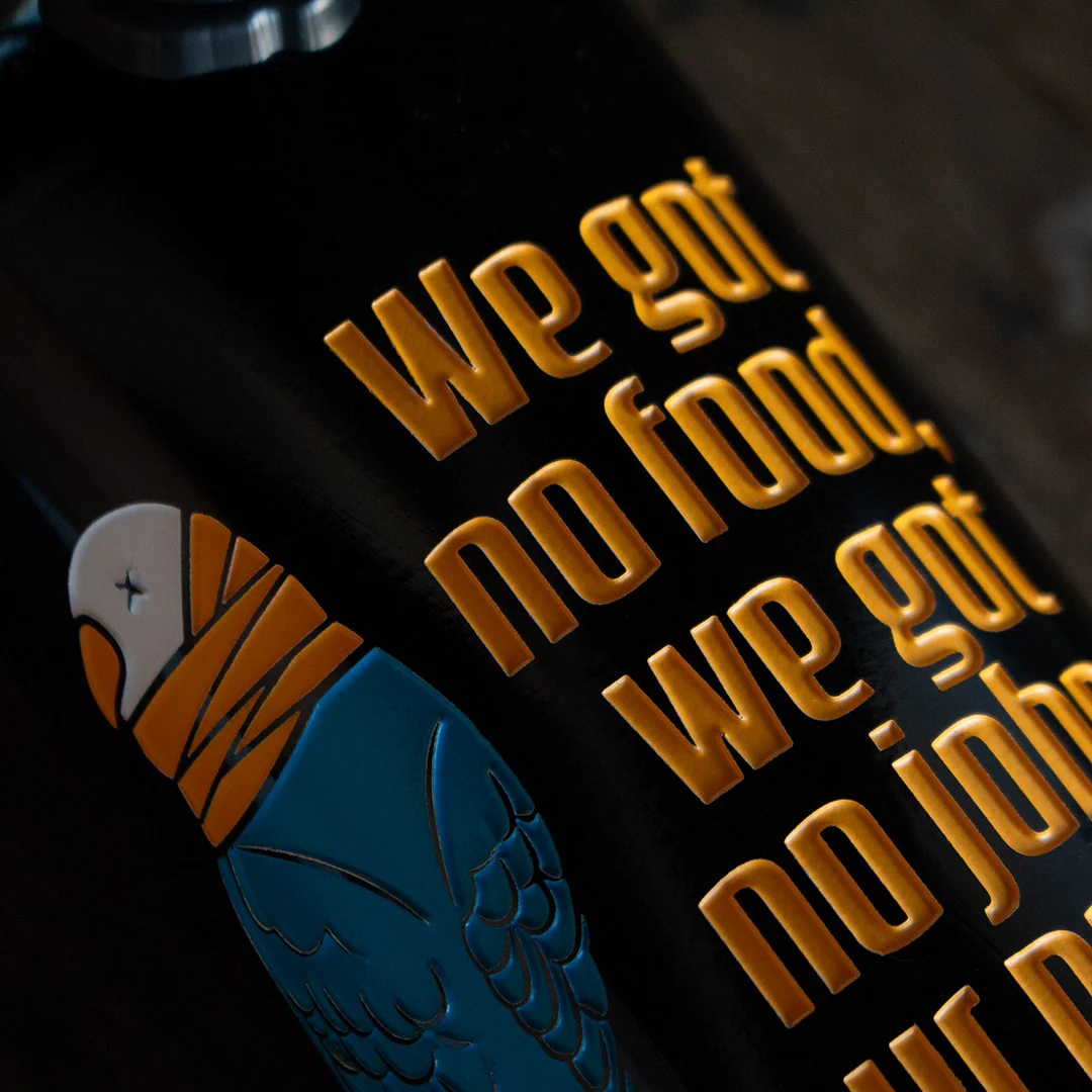 Dumb and Dumber Pretty Bird Etched Wine - Image 3