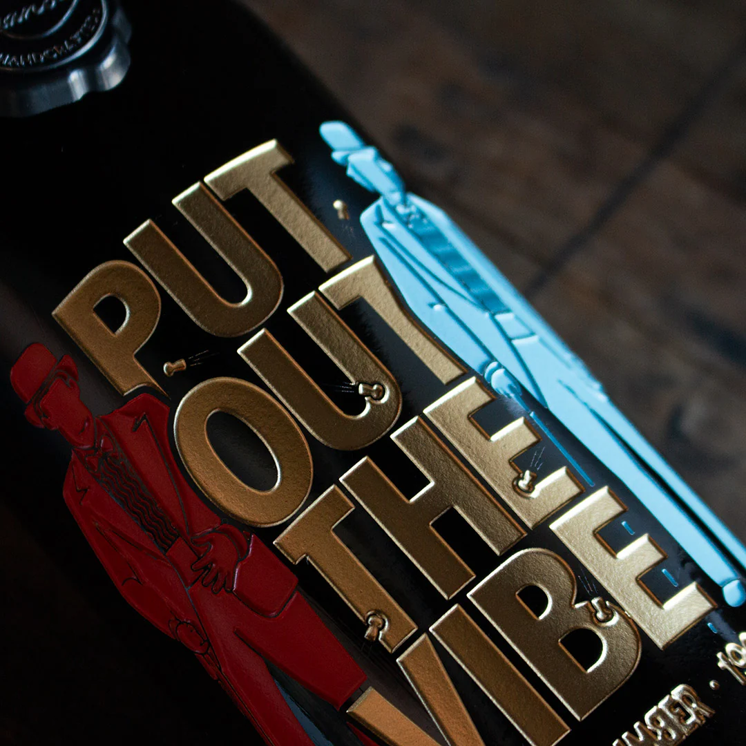 Dumb and Dumber Put Out the Vibe Etched Wine - Image 2