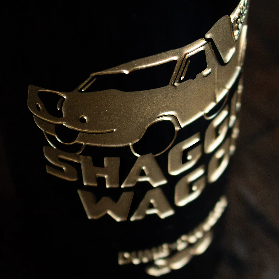 Dumb and Dumber Shaggin' Wagon Etched Wine - Image 3