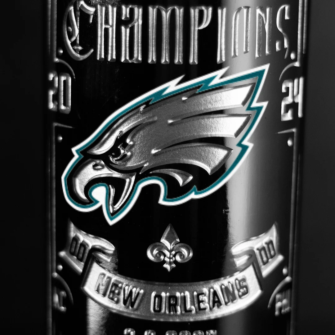 Eagles 2024 World Champions 2X Etched Wine - Image 4