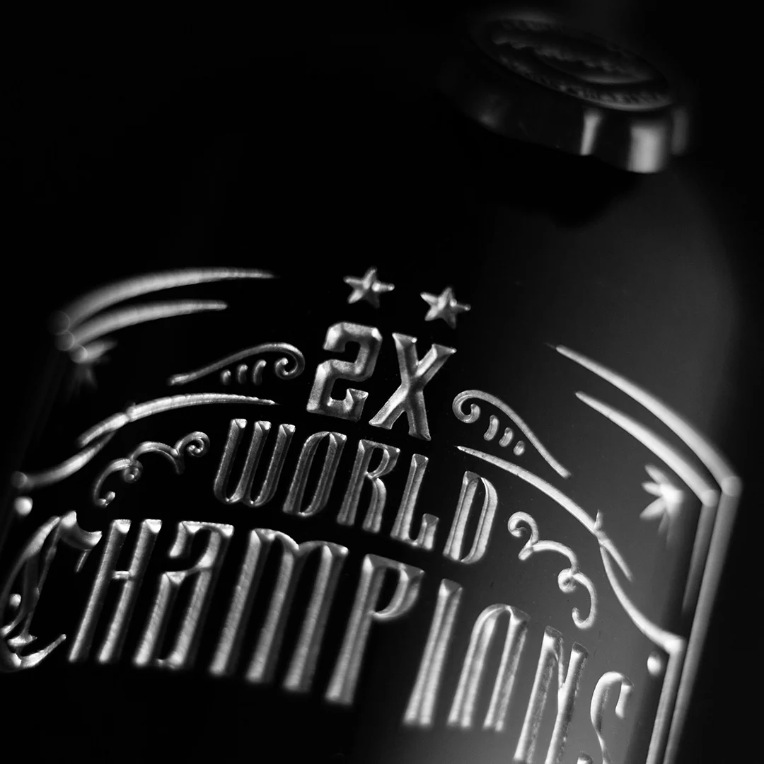 Eagles 2024 World Champions 2X Etched Wine - Image 5