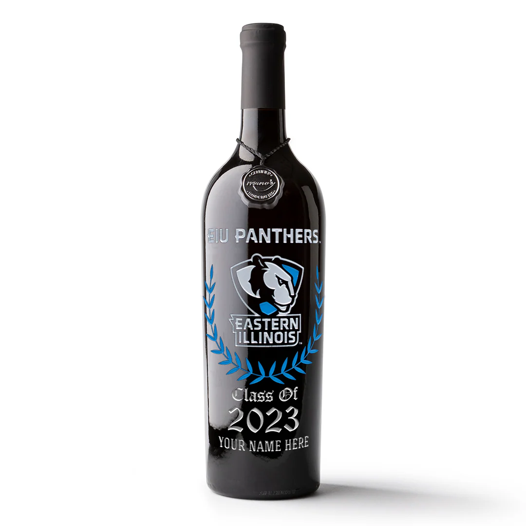 Eastern Illinois Custom Alumni Etched Wine - Image 4