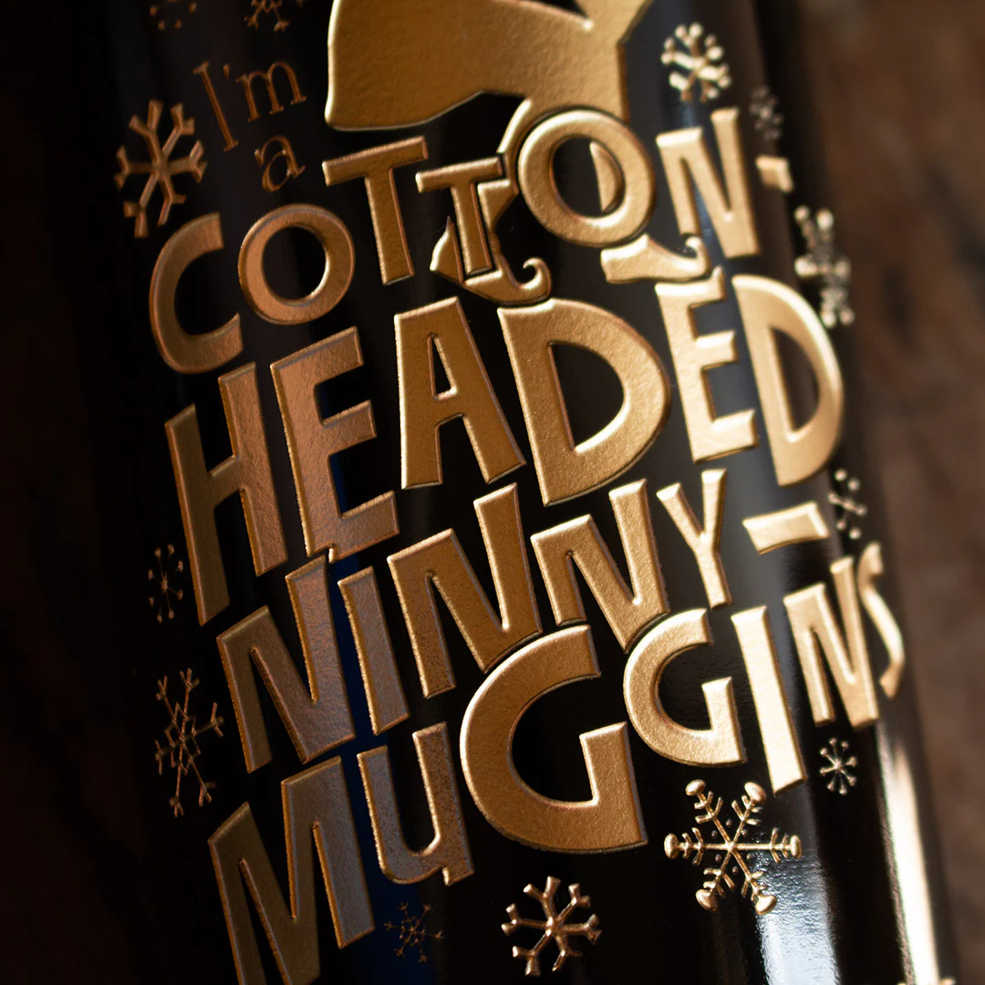 Elf Custom Name Etched Wine - Image 3